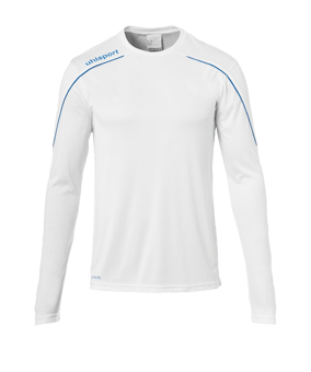 uhlsport Stream 22 Trikot langarm Weiss Blau F17 - weiss