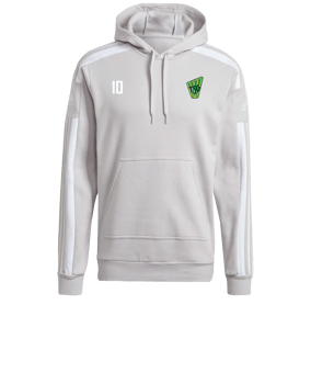 adidas Squadra 21 Sweat Hoody Grau