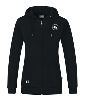 JAKO Organic Kapuzenjacke Damen Schwarz F800