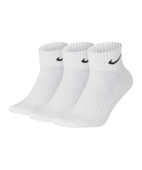 Nike Cushion Quarter Training Socken 3er Pack F101 - weiss