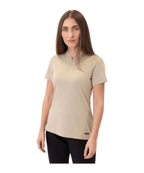 JAKO Pro Casual Poloshirt Damen Beige F385 - beige