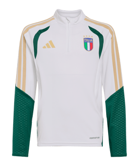 adidas Italien Trio Training Sweatshirt Kids Weiß - weiss