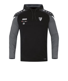 JAKO Performance Hoody Kids Schwarz Grau F804