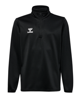 Hummel Essential Half-Zip Sweatshirt Kids Schwarz F2001 - schwarz