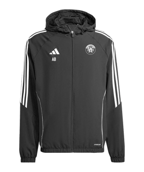 adidas Tiro 24 Windbreaker Schwarz Weiss