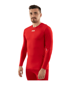 JAKO Function Longsleeve T-Shirt Rot F100 - rot