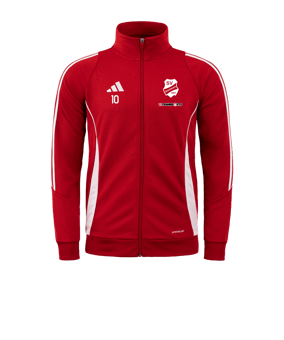 adidas Tiro 24 Trainingsjacke Rot Weiss