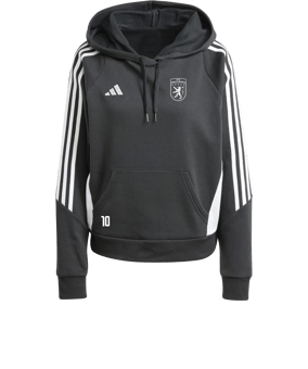 adidas Tiro 24 Hoody Damen Schwarz Weiss