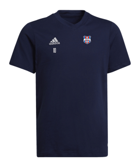 adidas Entrada 22 T-Shirt Kids Blau