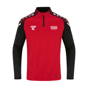 JAKO Performance Ziptop Kids Rot Schwarz F101