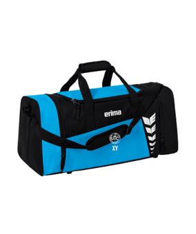 Erima Six Wings Sporttasche Gr. M Blau Schwarz 