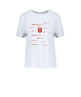 Merch Muser T-Shirt Women White | #lines