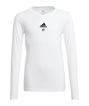 adidas Team Base Top langarm Kids Weiss