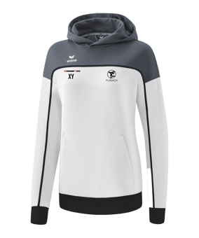 Erima Change by Hoody Damen Weiss Grau 