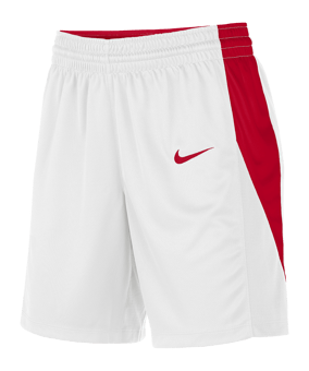 Nike Team Basketball Stock Short Damen Weiss F103 - weiss