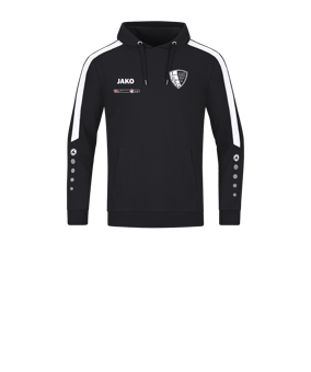 JAKO Power Hoody Kids Schwarz Weiss F800