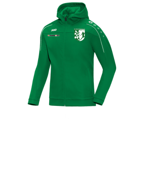 JAKO Classico Kapuzenjacke Kids Grün F06