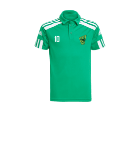 adidas Squadra 21 Poloshirt Kids Grün Weiss