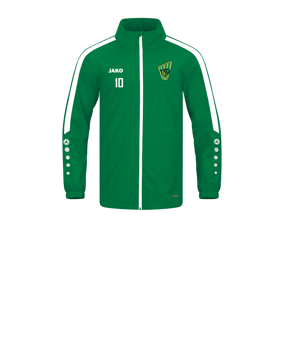 JAKO Power Allwetterjacke Kids Grün Weiss F200