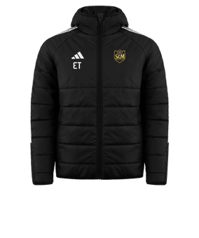 adidas Tiro 24 Winterjacke Schwarz Weiss