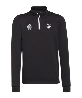 adidas Entrada 22 HalfZip Sweatshirt Kids Schwarz
