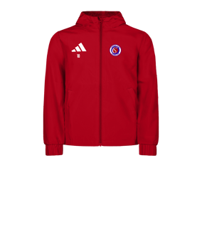 adidas Entrada 26 Veste de pluie Enfants Rouge 