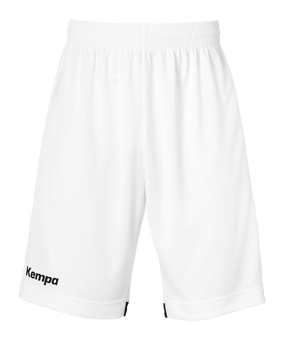 Kempa Player Long Short Kids Weiss Schwarz F05 - weiss