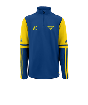 adidas Squadra 25 HalfZip Sweatshirt Blau Gelb