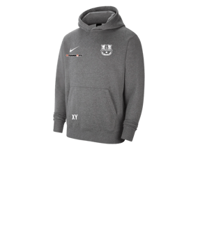 Nike Park 20 Fleece Hoody Kids Grau Weiss F071