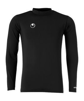 uhlsport Baselayer Unterhemd langarm Kids F02 - schwarz