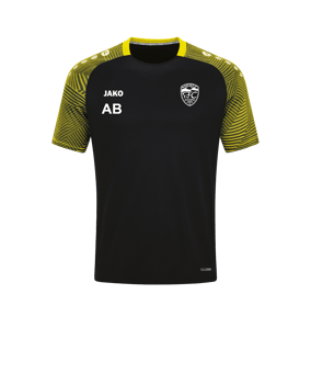 JAKO Performance T-Shirt Schwarz Gelb F808