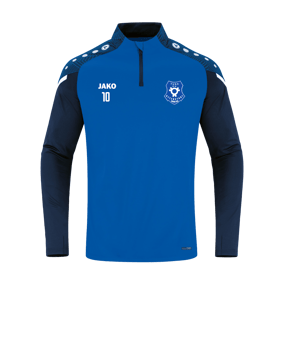 JAKO Performance Ziptop Blau Blau F403