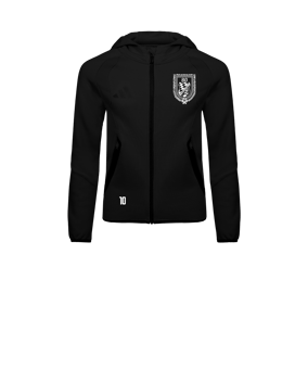 adidas Tiro Travel Hoody Kids Schwarz