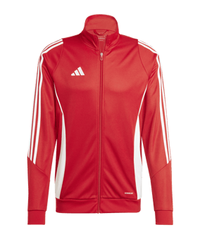 adidas Tiro 24 Trainingsjacke Rot Weiss - rot