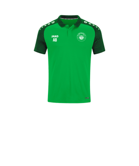 JAKO Performance Poloshirt Kids Grün Schwarz F221