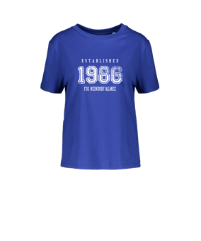 Merch Muser T-Shirt Women Worker Blue | #established