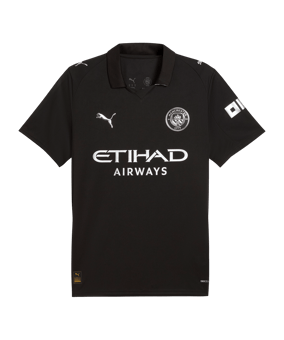 PUMA Manchester City Trikot Away 2025/2026 Schwarz F02 - schwarz