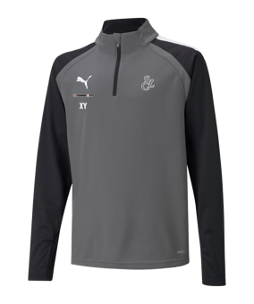PUMA teamLIGA HalfZip Sweatshirt Kids Grau F13
