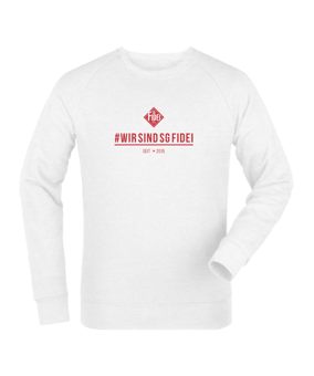 Merch Roller Sweatshirt White | #wir