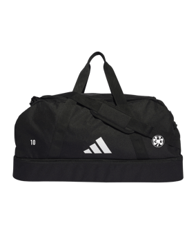 adidas Tiro League Duffel Bag Gr. L Schwarz Weiss