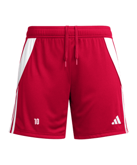 adidas Tiro 24 Short Damen Rot Weiss