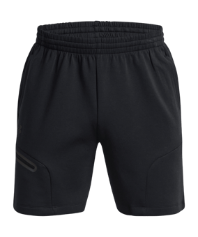 Under Armour Unstoppable Fleece Short Schwarz F001 - schwarz