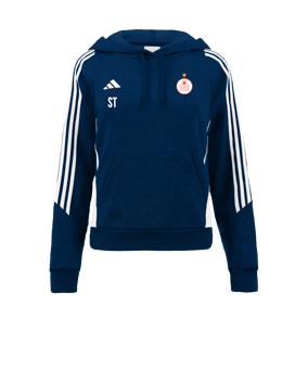 adidas Tiro 24 Hoody Damen Blau Weiss