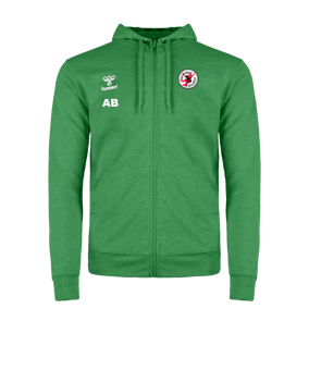 Hummel GO 2.0 Kapuzenjacke Grün F6235