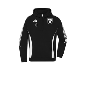 adidas Tiro 24 Hoody Kids Schwarz Weiss