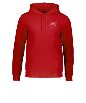 Merch Drummer 2.0 Hoody Red  | #logo1c