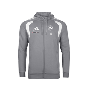 adidas Tiro 26 League Kapuzenjacke Grau