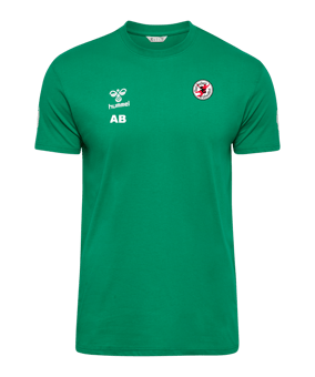 Hummel Go 2.0 Chevron T-Shirt Grün F6235