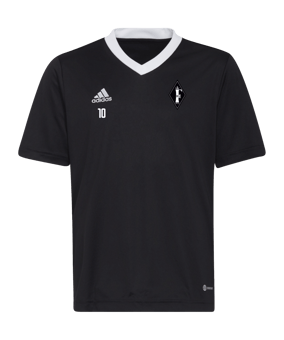 adidas Entrada 22 Trikot Kids Schwarz Weiss