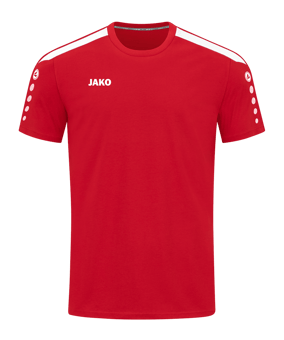 JAKO Power T-Shirt Rot Weiss F100 - rot